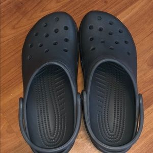 size 10 women's, 8 men's gray crocs